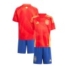 Conjunto (Camiseta+Pantalón Corto) España Primera Equipación Euro 2024 - Niño